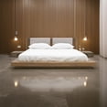 thumbnail image 6 of Benjara Noe Col Queen Platform Bed-Upholstered-2 NightStands-Walnut Brown-Gray, 6 of 6
