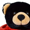 thumbnail image 2 of Canada 1 Count Black, Red, White Plush Bear, 8.75in, Adult, Decoration, Canada Day, Way To Celebrate, 2 of 6