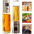 thumbnail image 1 of 2 pieces oil sprayer bottle 100ML, oil sprayer, transparent oil sprayer, olive oil spray pump sprayer atomizer for cooking, 1 of 5