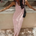 thumbnail image 4 of Sngxgn Full Slip for Under Dresses Adjustable Spaghetti Strap Sleeveless Women's Slip Long Dress(Red,L), 4 of 9