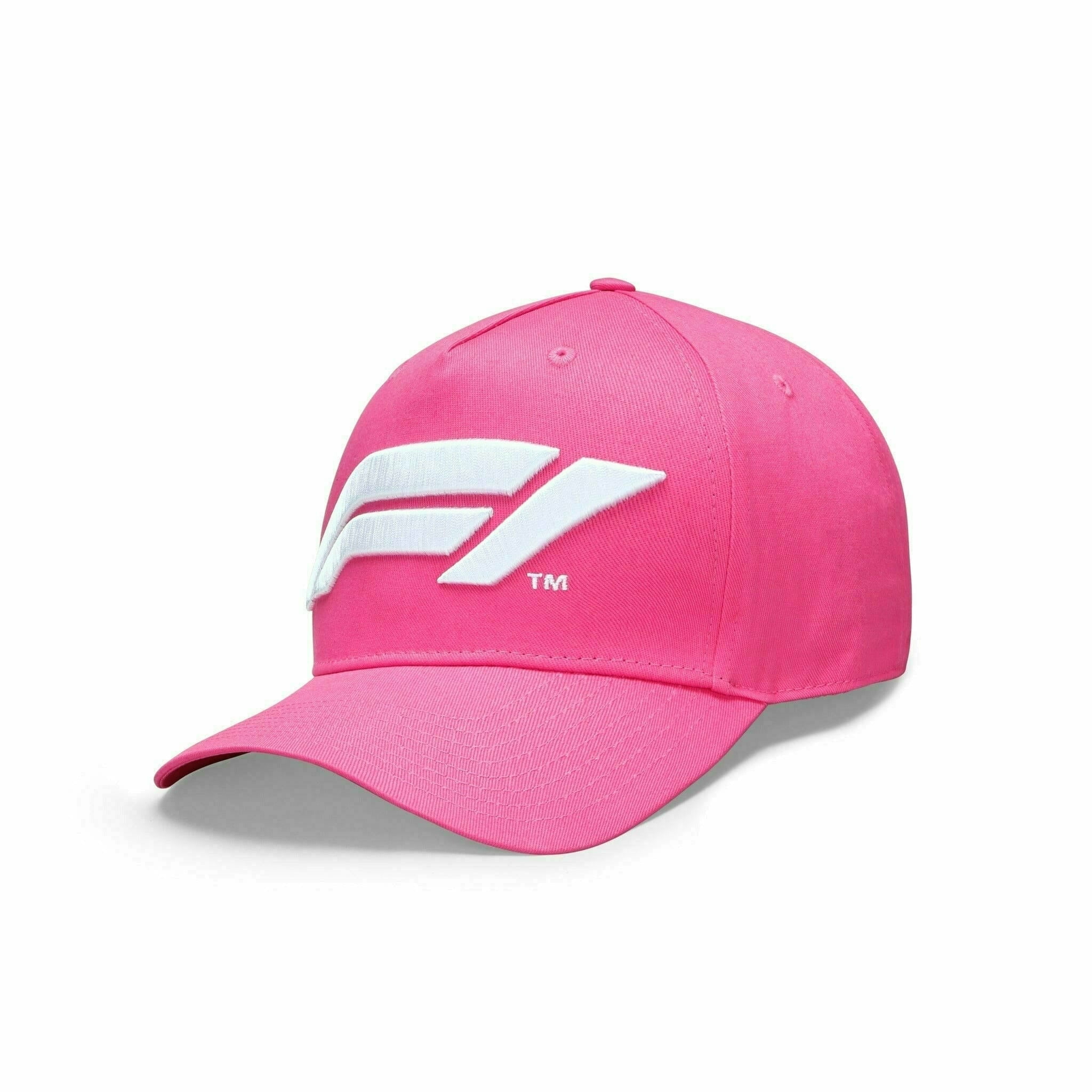 F1 Collection Unisex Large Logo Baseball Black/White/Red Hat