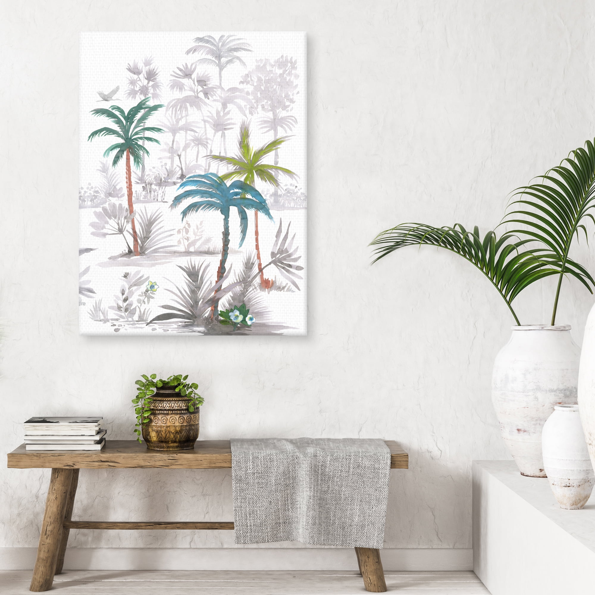 Paradise Parade by Sandra Jacobs Canvas Art Print