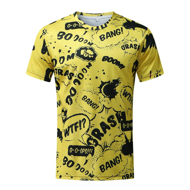 Vintage Men's T-Shirt - Yellow - XL