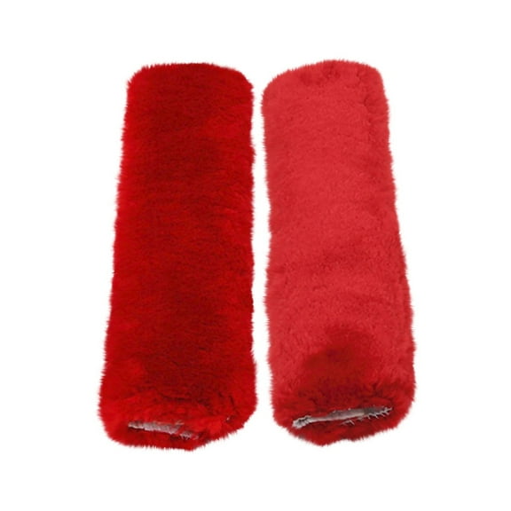 Safety Belt Cover Shoulder Strap 2-Piece Set, Soft Plush Material For Comfortable Seatbelt Protection With Easy Installation, Fits Most Standard Vehicle Models, For Car Drivers