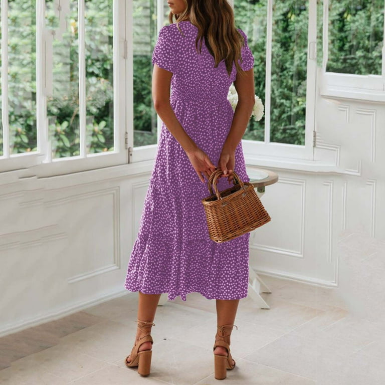 knee length dresses for ladies Carolina Herrera Floral-print Dress with Organza Insert