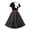 01 Black Dot, variant on Women 2 Piece Outfit Sets Cap Sleeve Solid Black Crop Top Tshirt Ribbed Knit High Waist Flowy Skirt Size M