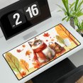 thumbnail image 3 of Welcome Fall Ragdoll Enjoys School Time Autumn Fall Leaves Desk Mat Full Keyboard Mouse Pad Cat Lover Kitten Owner Gifts Idea Large Mousepad - 02013, 3 of 5