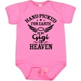 thumbnail image 3 of Inktastic Handpicked for Earth by My Gigi in Heaven with Angel Wings Boys or Girls Baby Bodysuit, 3 of 5