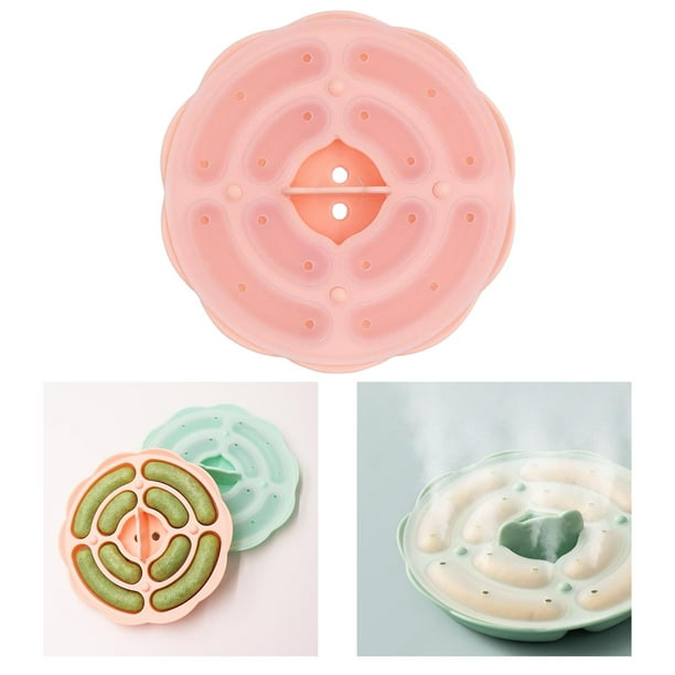 Molde de silicona perfecl para DIY Perros calientes Caseros para hornear 15,3x15,3x3,2 cm rosado