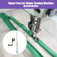 thumbnail image 6 of Sewing Machines Presser Foot Narrow Zipper Zip Stitch Brother For Singer Z0U0, 6 of 9