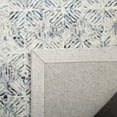 thumbnail image 4 of SAFAVIEH Renaissance Glanville Geometric Diamonds Wool Area Rug, Blue/Ivory, 8' x 10', 4 of 7