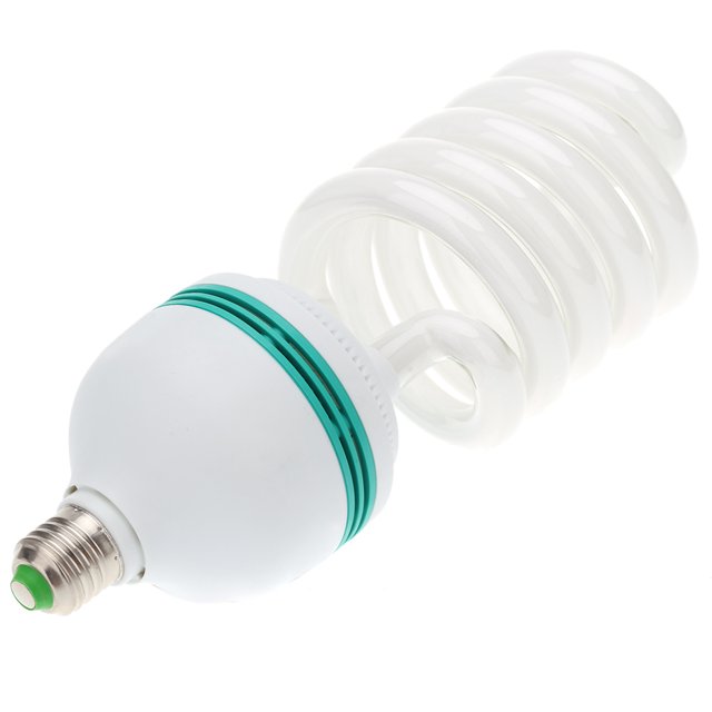 Bombilla de estudio fotográfico 200W, 5500K, 170-240V, base E27 (colores verde y blanco al azar), eficiente y duradera.