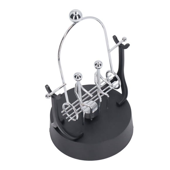 Perpetual Motion Machine, Decorative Perpetual Pendulum Ornaments Demonstration Props Electroplating Process  For Desk