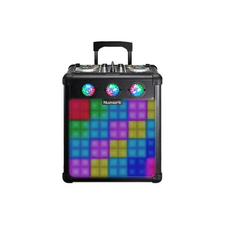 Numark Party Mix Pro DJ Controller with Built-In Light Show & Portable Speaker