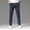 Dark Blue, variant on Jeans for Men Regular Fit Straight Leg Soft Denim Pants Athletic Fit Elastic Outdoor Denim Trousers Dark Blue Size 36