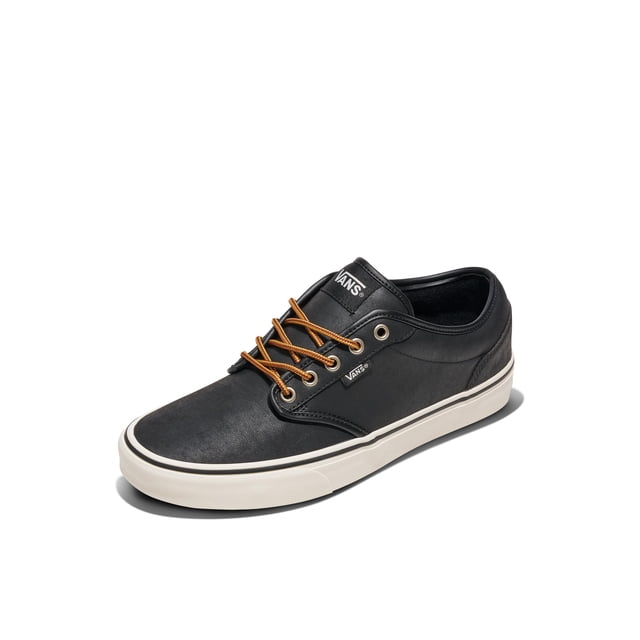 Zapatillas Vans Atwood de Cuero para Hombre, Bajas, Negras Talla 10.5