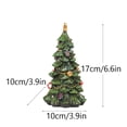 thumbnail image 2 of Miniescultura de árbol de Navidad de resina festiva de 17 cm, 2 of 2