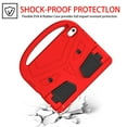 thumbnail image 4 of SaniMore for iPad 10th Generation 10.9" 2022 Kids Case, EVA Lightweight Case with Handle & Foldable Kickstand Shockproof Protective Case for iPad 10th Gen Girls Boys, Red, 4 of 9