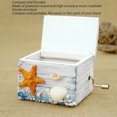 thumbnail image 4 of Caja de música de manivela caja musical de madera de estructura robusta hecha a mano para regalo de hombres ANGGREK Otros, 4 of 8