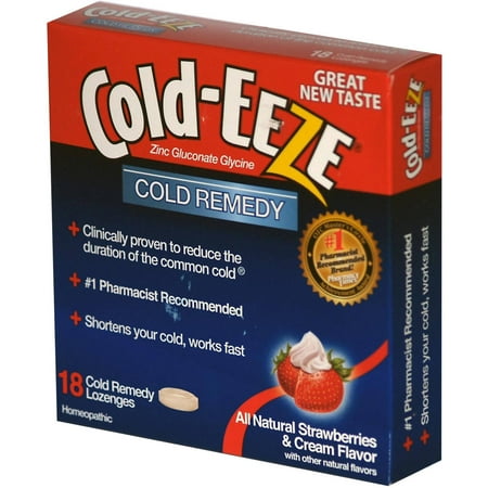 Navigation menu Cold-Eeze treatment should begin as soon as possible when the very first symptoms of a cold start to appear, such as scratchy or sore throat, coughing, stuffiness, etc.