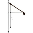 thumbnail image 6 of vidaXL Manual Retractable Awning 39.4" Orange and Brown, 6 of 8