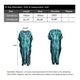 thumbnail image 6 of Cogild Women Swimsuit Cover Ups Ethnic Short Sleeve V Neck Plus Size Beach Kaftan Dresses, 6 of 6