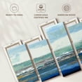 thumbnail image 6 of Elephant Stock A Big Wave Wall Art - Horizontal Multi Panel Canvas - Living Room Wall Decor - Abstract Multi Panel - Blue And White Decor By Pi Galerie - 49" x 24", 6 of 8