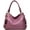 Purple, variant on PIKADINGNIS Tote Bag for Women Hobo Shoulder Purse Large Work Commute Handbag Leather Top Handle Bag with Tassel