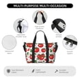 thumbnail image 5 of Zufioo Hand Drawn Tomatoes Pattern Hand-held Travel Bag, Waterproof Adjustable Shoulder Strap Crossbody Duffel Bag, Suitable for Work, Short trips, Sports, 5 of 8