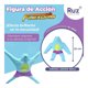 thumbnail image 4 of Figura Estirable Ruz Flexors Animal Series (Noili 20 cm Azul), 4 of 5