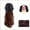 A3, variant on Synthetic Wigs Simulated Ribbon Bowknot Puffy Curly Grab Clip Ponytail Wig Women Headwear Extensions 40CM