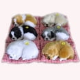 thumbnail image 2 of Simulation Animal Toy Sleeping Dog Model Kids Plush Stuffed Doll with Sound, 2 of 7