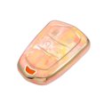 thumbnail image 1 of Funda para llave compatible con Cadillac Escalade ATS CTS, patrón de porcelana de 5 botones, moda, suave, TPU, naranja, mando a distancia, sin llave, inteligente, funda protectora, 1 of 1