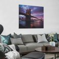 thumbnail image 2 of Chilfamy City Lights Urban Landscape Canvas Wall Art Decor 12x12in, 2 of 6