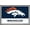 Barnwood Framed Version, variant on NFL Denver Broncos - Logo 21 Wall Poster, 14.725" x 22.375", Framed
