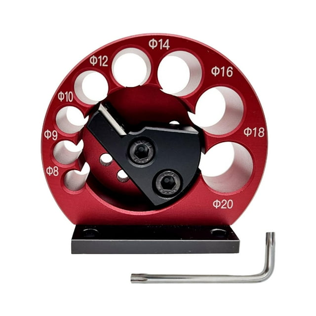 Máquina para hacer tacos de carpintería 8 en 1, máquina para hacer tacos ajustable, placa para tacos con llave pequeña, de tacos para