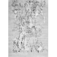 thumbnail image 1 of Ahgly Company Indoor Rectangle Abstract Gray Contemporary Area Rugs, 2' x 4', 1 of 1