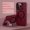 Red, variant on Applicable to Apple 15 mobile phone lens holder mobile phone case fully covered magnetic protective case