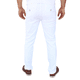 thumbnail image 4 of Pantalón de gabardina stretch John Silver  Corte recto color blanco, 4 of 5