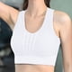 thumbnail image 3 of Sujetador deportivo sin tirantes para correr a prueba de golpes para mujer - Moldeado con fruncido transpirable - Nailon/spandex, M-XXL, todas las estaciones, 3 of 5