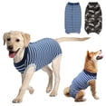 thumbnail image 2 of Traje de recuperación para perros, ropa quirúrgica para heridas abdominales, monos antilamidos para perros, chaleco, traje de esterilización para perros después de una cirugía, 2 of 5