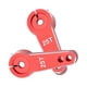 thumbnail image 5 of Brazo de Bocina para Servodirección de Coche RC de Aluminio de 25T, 5 Piezas, para 1/10 Axial DIY Drone, Pieza de Coche, Color Rojo, 5 of 5