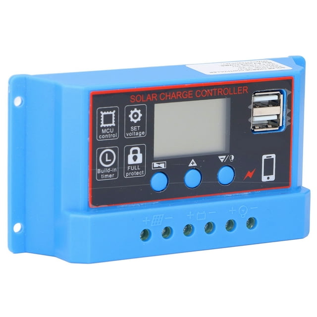 Controlador Solar Fotovoltaico, Controlador De Carga De Batería De 12/24 V, Controlador De Energía Solar, Módulo BMS Con Controladores De Carga De Energía Renovable
