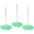 thumbnail image 4 of Shisuyan 3PCS Check Holders Straight Rod Papers Holder Plastic Light Green Office Use, 4 of 8
