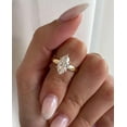 thumbnail image 5 of DBESTSTUDIOS 1ct 6X3 mm / Marquise Cut Moissanite Engagement Ring Bridal Solitaire Promise Ring Anniversary Gift For Her Bridesmaid Gift Jewelry, 5 of 6