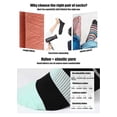 thumbnail image 4 of Calcetines de compresión para hombre y mujer, para viajes en avión, para enfermeras, edemas, embarazadas, venas varicosas, senderismo, correr, maratón, tallas S a XL, 4 of 4