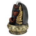 thumbnail image 2 of Estatua de Buda de escritorio, fuente, adorno de agua corriente con luz y bola, decoración de paisaje de resina, 1141, enchufe europeo de 220 y 240V, 2 of 14