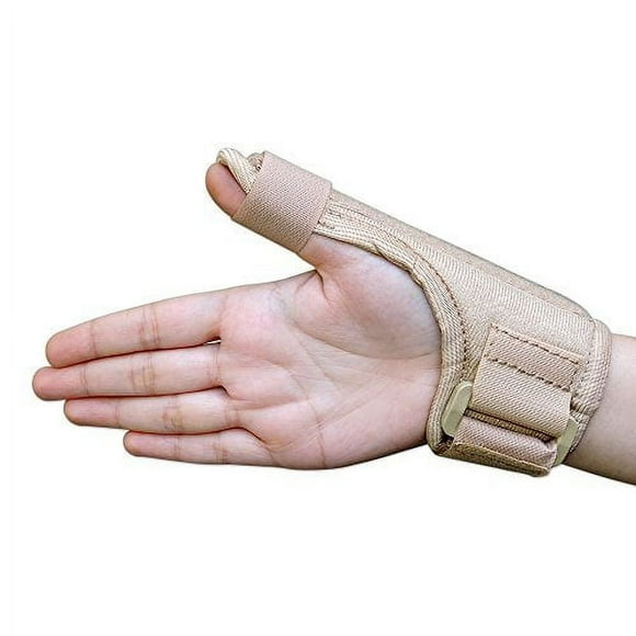 Attelle Spica pour Pouce, Deux Mains, Couleur Beige - HealthGoodsIn