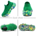 thumbnail image 3 of CZV Kids' Sock Sneakers Lightweight Breathable Slip-On Shoes for Boys & Girls - Non-Slip Casual Walking Shoes for Toddler/Little Kid,Size 5 Big Kid,Green, 3 of 8