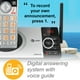 thumbnail image 5 of Teléfono inalámbrico AT&T CL82207 DECT 6.0 de 2 auriculares con contestador automático, 5 of 9